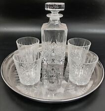 Crystal whiskey decanter for sale  RUGBY