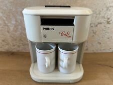 Vintage Amazing Condition Philips Cafe Duo Coffee Maker Machine Original Cups for sale  Shipping to South Africa