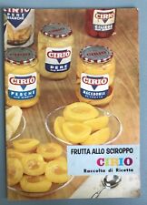 Ricettario cirio frutta usato  Valgioie