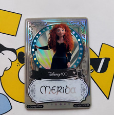 DISNEY 100 Card Brave Merida Princess Auto cosmos Holo case hit autograph, used for sale  Shipping to South Africa