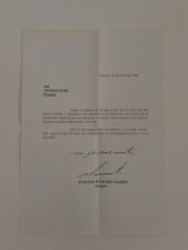 Augusto Pinochet - list osobisty z Londynu z 1999 roku - oryginalny autograf - na sprzedaż  Wysyłka do Poland