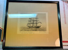 Wilson nautical etching for sale  East Bridgewater