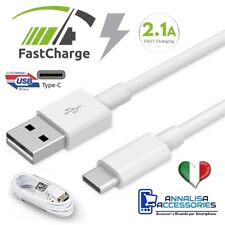 CAVO USB TYPE C CAVETTO TIPO C 1 METRO x DATI CARICABATTERIE VELOCE FAST CHARGER comprar usado  Enviando para Brazil