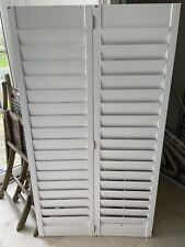 White plantation shutters for sale  ANDOVER