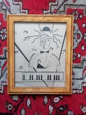 Encre cubiste pianiste d'occasion  Strasbourg-