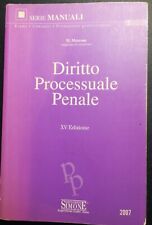 Diritto processuale penale usato  Roma