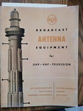 Equipo de transmisión RCA para televisión UHF-VHF. Julio de 1959, usado segunda mano  Embacar hacia Argentina
