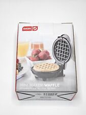 DASH Mini Maker Waffle Silver - Non-Stick 4 Inch Waffle Maker Open Box for sale  Shipping to South Africa