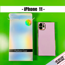 Capa iPhone 11: ROXA CLARA com revestimento dourado | Cantos quadrados | NOVA. Caixa aberta comprar usado  Enviando para Brazil