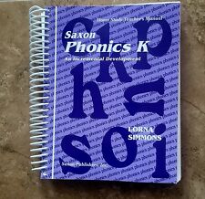 Saxon phonics kindergarten for sale  Spring