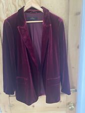 Crushed velvet blazer for sale  DARTFORD