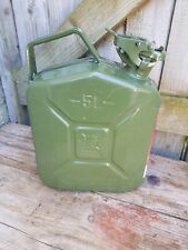 Green FAITHFULL 5 Litre Metal JERRY CAN, used for sale  Shipping to South Africa