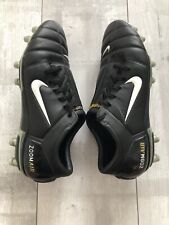 Botines de fútbol profesional negros Nike Air Zoom Total 90 III FG US11 UK10 Italia segunda mano  Embacar hacia Mexico