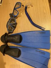 Blue snorkel set for sale  HARROGATE