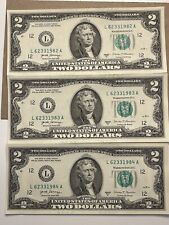 Sequential uncirculated two for sale  Jacksonville