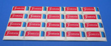 FOSTORIA GLASS COMPANY Brand Sheet of LOGO STICKERS Vintage Original 1957-1986 for sale  Shipping to South Africa