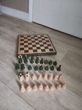 Vintage wooden chess for sale  SUTTON COLDFIELD