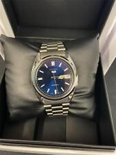 Relógio masculino Seiko 5 automático mostrador azul prata aço inoxidável SNXS77K1  comprar usado  Enviando para Brazil