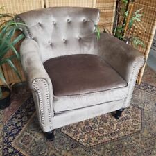 Tub chair silver for sale  NANTWICH