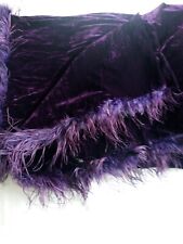 Purple velvet throw for sale  ROTHERHAM