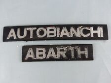 Autobianchi abarth emblème d'occasion  Alsting