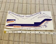 Kit promocional de brinquedo Fedex Federal Express planador de isopor avião a jato comprar usado  Enviando para Brazil