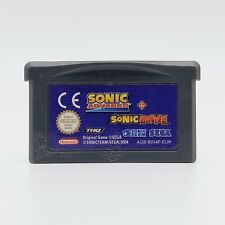 GBA SONIC ADVANCE + Sonic Battle PAL EUROPE NINTENDO GAMEBOY GENUINE comprar usado  Enviando para Brazil