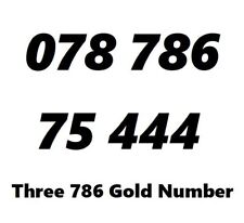 Three number gold for sale  CRAIGAVON