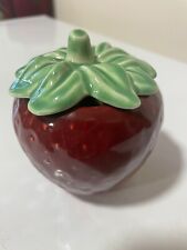 Vintage ceramic strawberry for sale  LYNTON