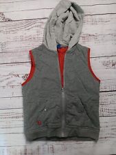 Naartjie Vest Boys XXXL 9 Years Gray Full-Zip Hoodie Pockets Casual Outdoor  for sale  Shipping to South Africa