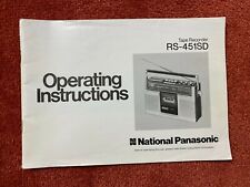 National panasonic radio for sale  HORNCHURCH