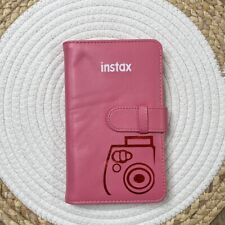 Álbum de fotos billetera rosa FujiFilm Instax cámara instantánea almacenamiento de imágenes segunda mano  Embacar hacia Mexico