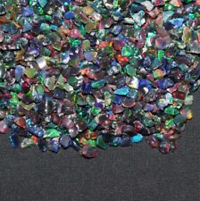 Black opal Rough, AAA Ethiopian black polished small opal raw 4/6 mm size 50 Pcs, used for sale  Shipping to South Africa