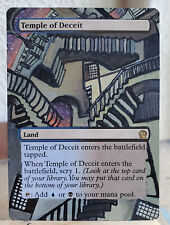 Arte alterada MTG Temple of Deceit personalizada M.C. Escher Stairs terra pintada à mão EDH comprar usado  Enviando para Brazil