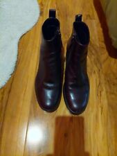 Ecco burgundy boots for sale  EASTBOURNE