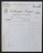 Invoice 1887 paris d'occasion  Expédié en Belgium