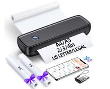 Portable Printer Wireless for Travel，Bluetooth Thermal Printer Support 8.5" X 11 for sale  Shipping to South Africa