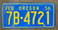 Oregon 1956 license for sale  Owensboro