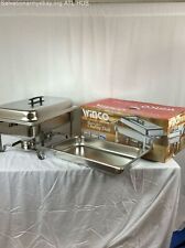 WINGO STAINLESS STEEL CHAFING DISH 2 INTERCHANGEABLE HANDLES WITH BOX, used for sale  Shipping to South Africa