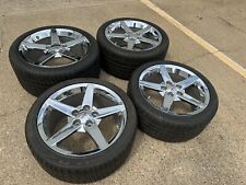 chrome wheels corvette stock for sale  Bedford