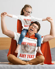 Camiseta unisex para hombre mujer niño diseño personalizado tu foto y texto  segunda mano  Embacar hacia Argentina
