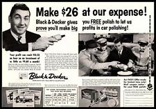 Usado, 1958 Black & Decker Vitri-Glaze Polishop polidor automático impressão anúncio 2 páginas comprar usado  Enviando para Brazil