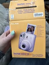 Fujifilm Instax Mini 12 Instant Camera - Purple (16806286) With Case, used for sale  Shipping to South Africa