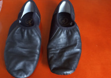 "Ropa de baile Eurotard ""Axle" zapatos de jazz sin cordones de cuero, negros, talla 9 de EE. UU. segunda mano  Embacar hacia Argentina