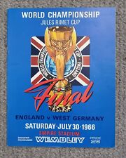 1966 world cup programme for sale  LEICESTER