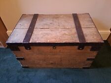 Large wooden chest for sale  WOLVERHAMPTON