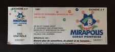Billet mirapolis 1991 d'occasion  Vesoul