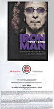 TONY IOMMI Iron Man 1st Edition + Press Release Sheet HARDBACKED Book LIKE NEW comprar usado  Enviando para Brazil