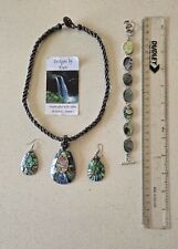 Abalone shell jewellery for sale  LOUGHBOROUGH