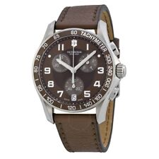 Victorinox Swiss Army Chrono Clásico Cronógrafo Cuarzo Reloj 241498 - Marrón segunda mano  Embacar hacia Argentina